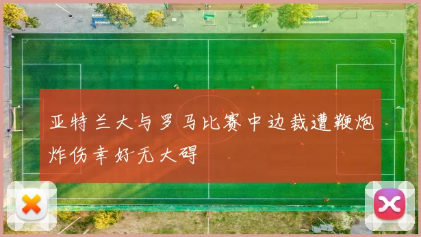 亚特兰大与罗马比赛中边裁遭鞭炮炸伤幸好无大碍
